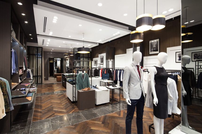 Mẫu thiết kế showroom quần áo nam nhập khẩu của Anh Hải tại Quận Thủ Đức, TPHCM