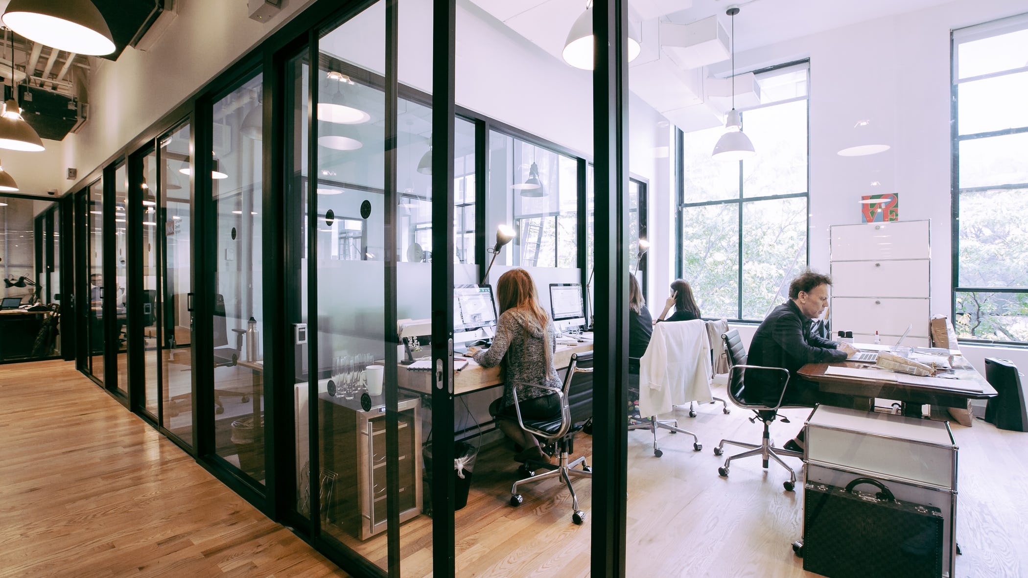 Mẫu thiết kế văn phòng Không gian làm việc mở 250m²