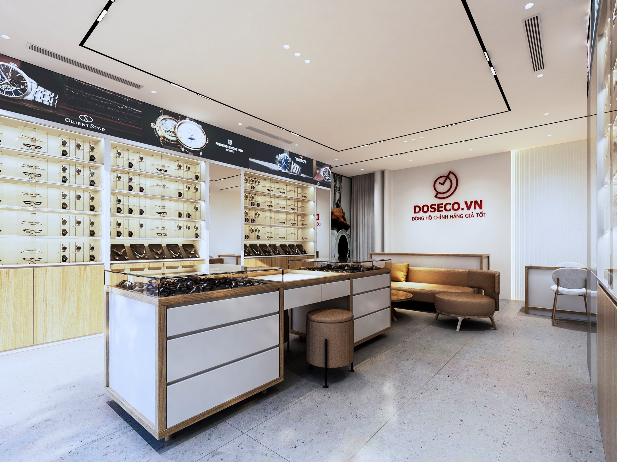 Mẫu thiết kế shop đồng hồ cao cấp của Anh Huy tại Quận 1, Thành phố Hồ Chí Minh Mẫu thiết kế shop đồng hồ cao cấp của Anh Huy tại Quận 1, Thành phố Hồ Chí Minh