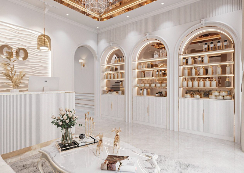 Mẫu thiết kế showroom nước hoa Auth của Chị Dung tại Quận Thủ Đức, Thành phố Hồ Chí Minh Mẫu thiết kế showroom nước hoa Auth của Chị Dung tại Quận Thủ Đức, Thành phố Hồ Chí Minh