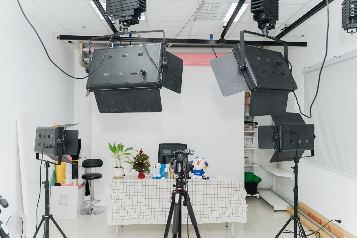 Mẫu Thiết kế phòng livestream đồ gia dụng