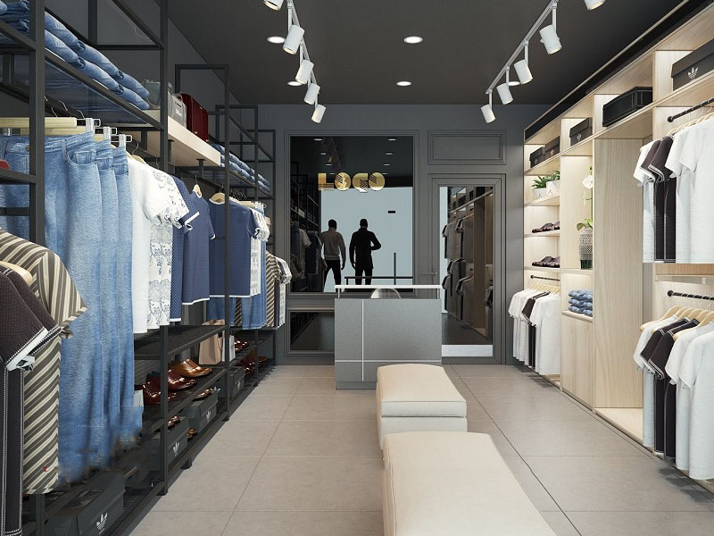 Mẫu showroom quần áo nam phong cách Châu Âu của Anh Hùng tại Quận 9, TPHCM Mẫu showroom quần áo nam phong cách Châu Âu của Anh Hùng tại Quận 9, TPHCM