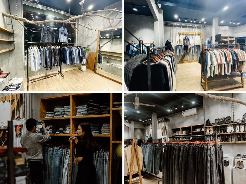Mẫu thiết kế cửa hàng thời trang nam vintage của Anh Sơn tại Quận 5, TPHCM Mẫu thiết kế cửa hàng thời trang nam vintage của Anh Sơn tại Quận 5, TPHCM