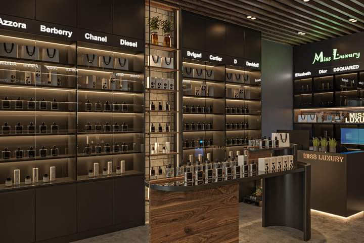 Mẫu thiết kế shop nước hoa phong cách hiện đại của Chị Vy tại Quận 7, Thành phố Hồ Chí Minh Mẫu thiết kế shop nước hoa phong cách hiện đại của Chị Vy tại Quận 7, Thành phố Hồ Chí Minh