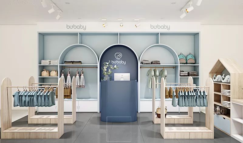 Thiết kế shop thời trang trẻ em dễ thương