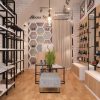 Mẫu thiết kế showroom giày dép tinh tế của Chị Hằng tại Quận 11, Thành phố Hồ Chí Minh
