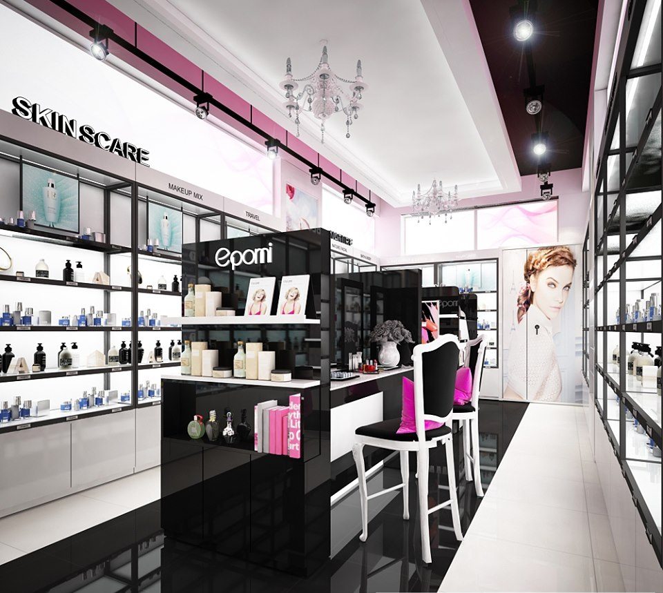 Shop thiet ke shop my pham nyx pro showroom Shop thiet ke shop my pham nyx pro showroom