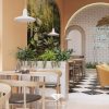 Ấn tượng mẫu thiết kế nhà hàng sân vườn Garden 300m2 cho anh Tuyền