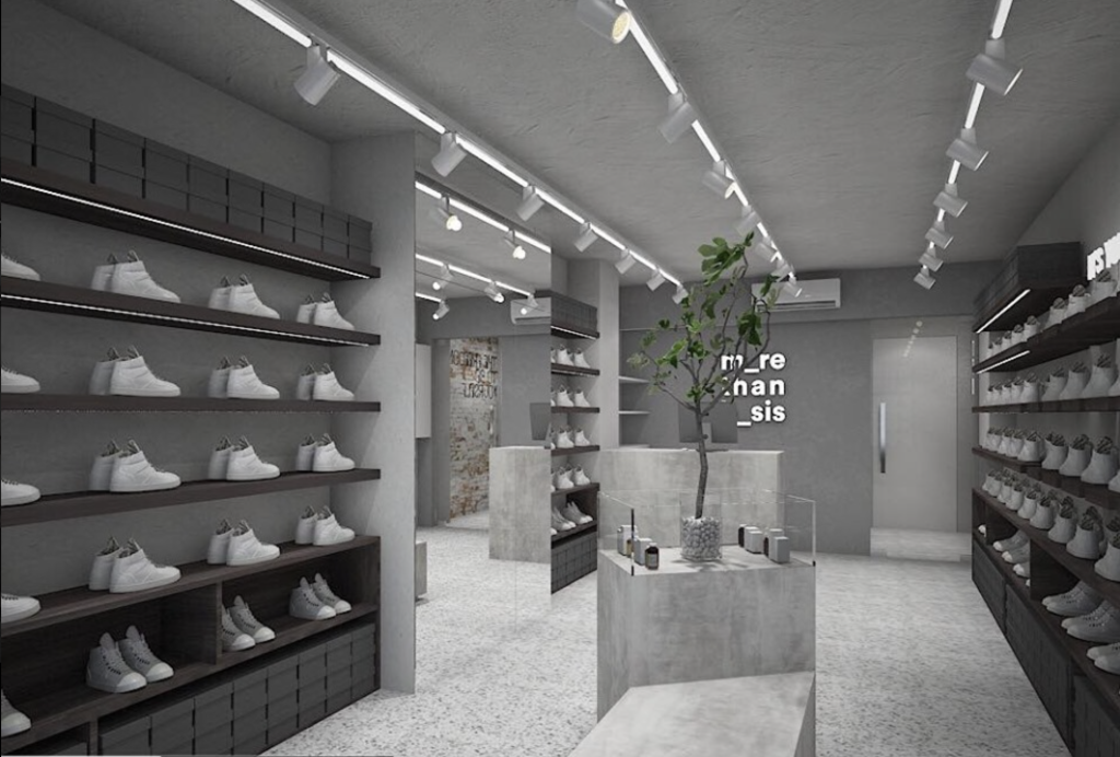 Thiết kế nội thất Shop shop katus