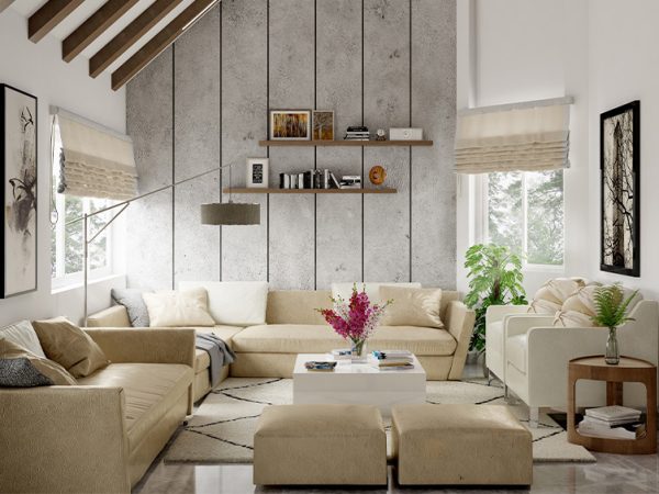 Dự án thiết kế phòng khách hiện đại