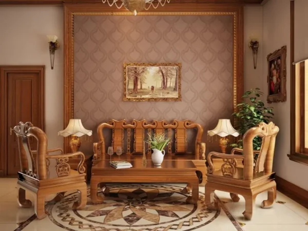 Dự án thiết kế phòng khách phong cách Bohemian
