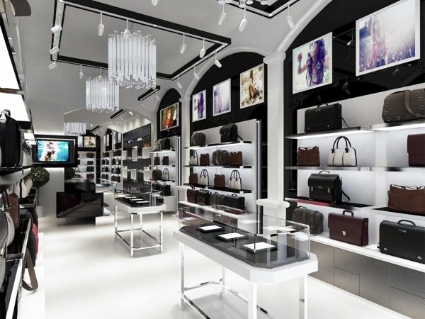 Mẫu Thiết kế shop túi xách đẹp tại quận 7 TPHCM