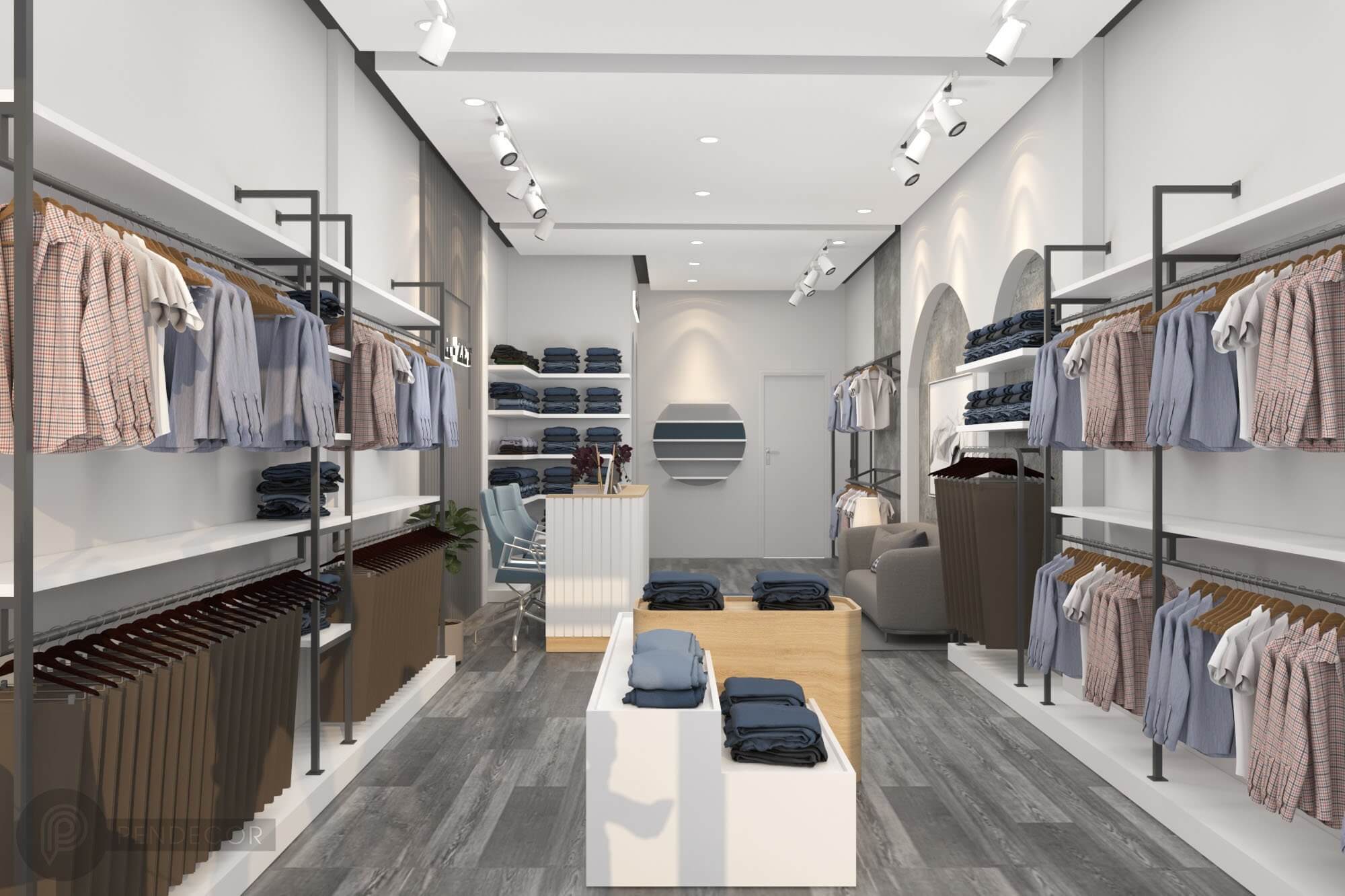 Mẫu thiết kế shop quần áo nam local brand của Anh Quân tại Quận 3, TPHCM Mẫu thiết kế shop quần áo nam local brand của Anh Quân tại Quận 3, TPHCM