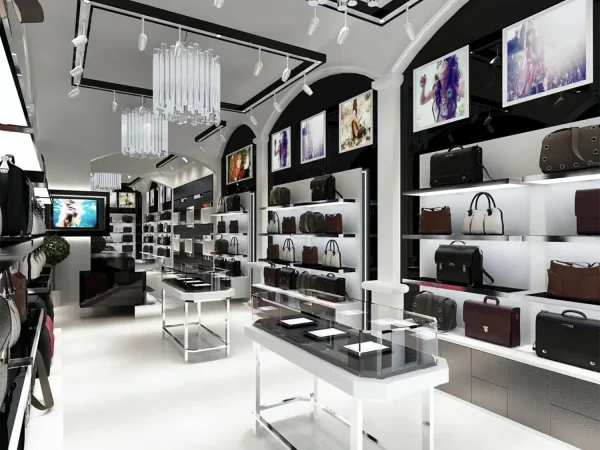 Mẫu shop túi xách phong cách hiện đại của Chị Mai tại Quận 10