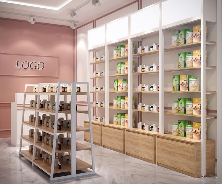 Mẫu thiết kế shop mỹ phẩm của Chị Minh tại Quận 2 Mẫu thiết kế shop mỹ phẩm của Chị Minh tại Quận 2