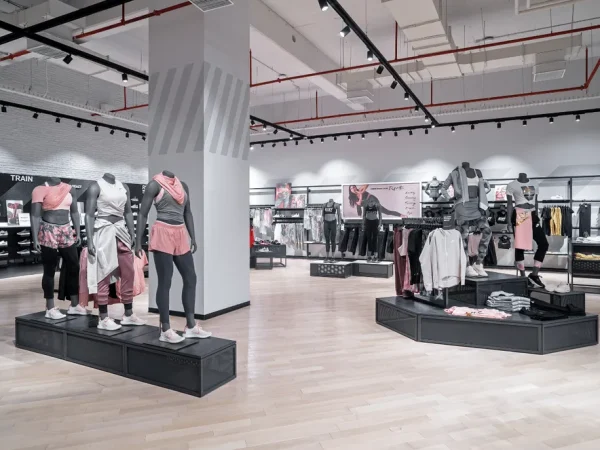 Mẫu thiết kế shop thời trang nike