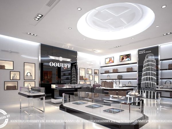 Mẫu thiết kế shop túi xách của Chị Hồng tại Quận 3 TPHCM