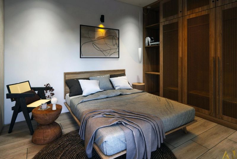 Thiết kế phòng ngủ tối giản