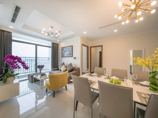 Căn hộ 1 phòng ngủ Vinhomes Central Park - Trọng Design