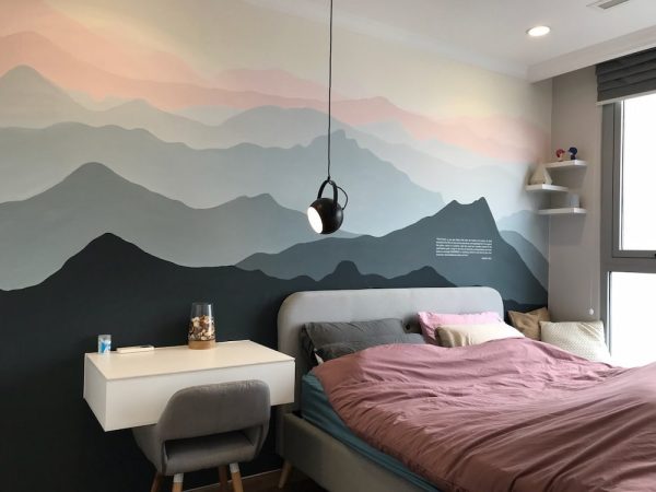 Mẫu phòng ngủ căn hộ chung cư 1 phòng ngủ