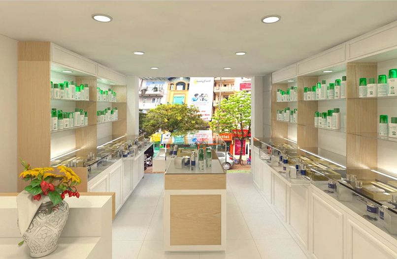 Mẫu shop mỹ phẩm phong cách Hàn Quốc của Chị Vy tại Quận 7 Mẫu shop mỹ phẩm phong cách Hàn Quốc của Chị Vy tại Quận 7