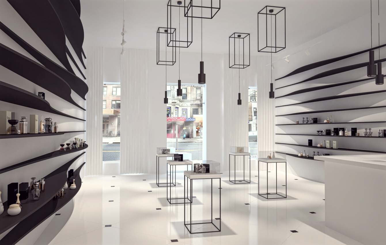 Mẫu shop nước hoa phong cách cổ điển của Anh Minh tại Quận 6 Mẫu shop nước hoa phong cách cổ điển của Anh Minh tại Quận 6