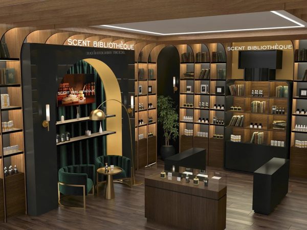 Mẫu shop nước hoa phong cách hiện đại của Chị Vy tại Quận 7