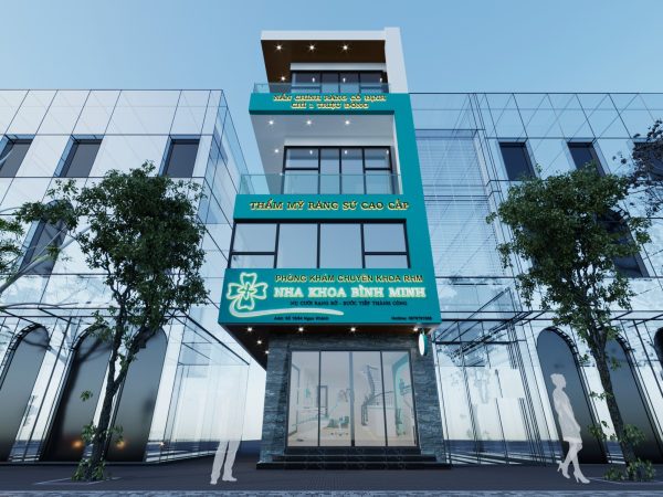 Mẫu thiết kế phòng khám nha khoa BÌNH MINH