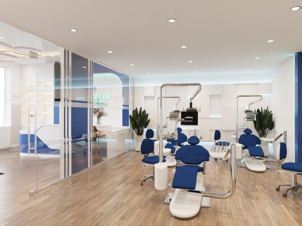 Mẫu thiết kế phòng khám nha khoa Tâm an dental