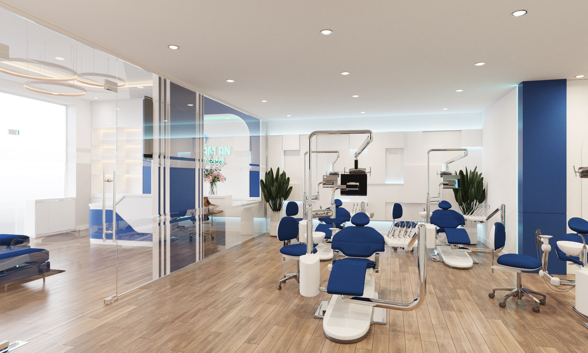 Mẫu thiết kế phòng khám nha khoa Tâm an dental Mẫu thiết kế phòng khám nha khoa Tâm an dental