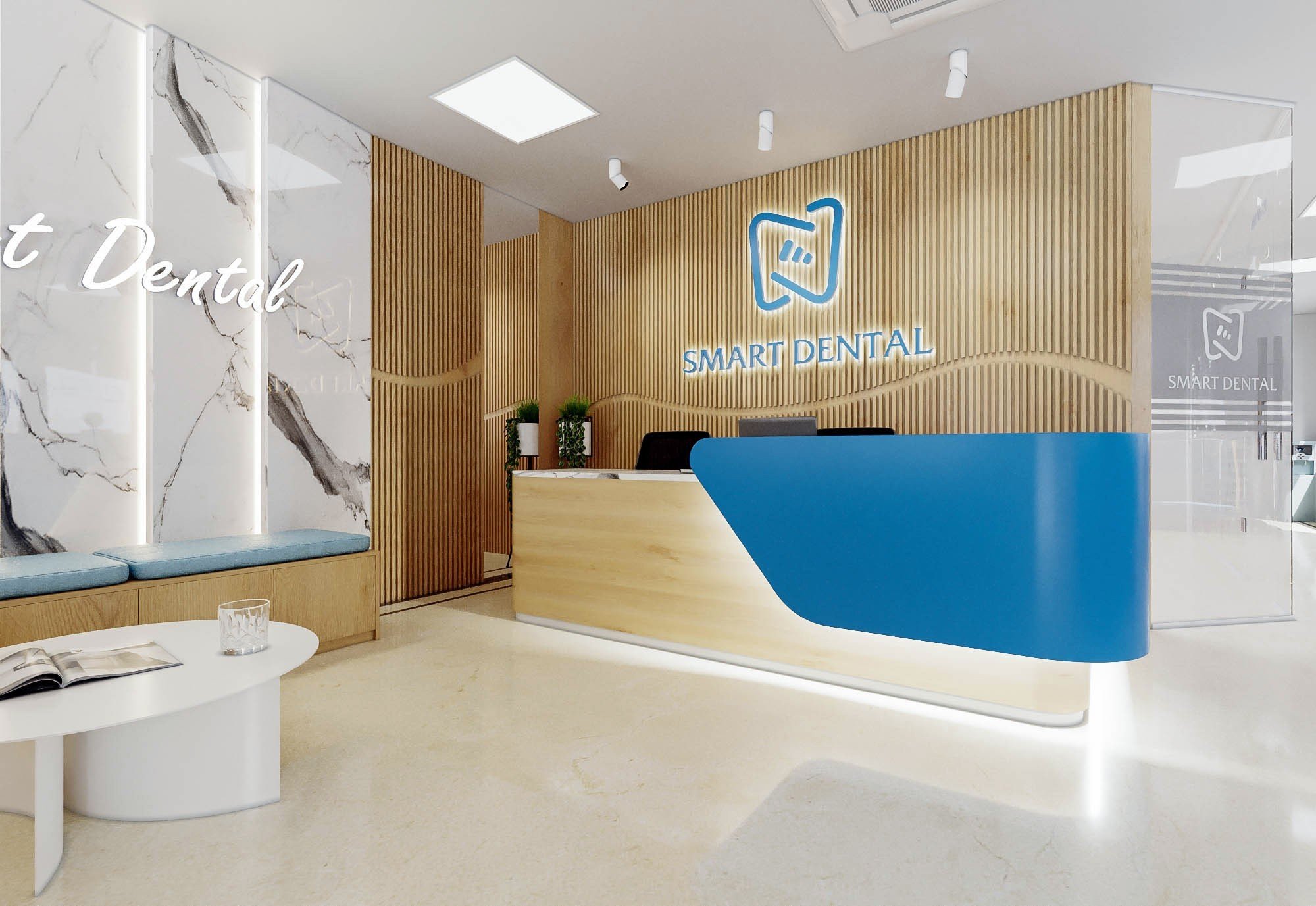 Mẫu thiết kế phòng khám nha khoa smart dental Mẫu thiết kế phòng khám nha khoa smart dental