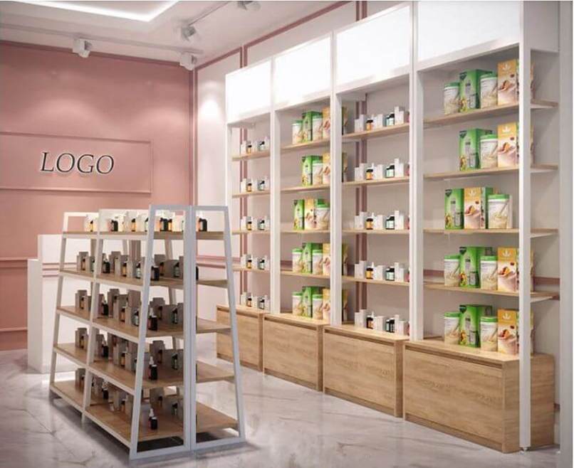 Mẫu thiết kế shop mỹ phẩm của Chị Minh tại Quận 2