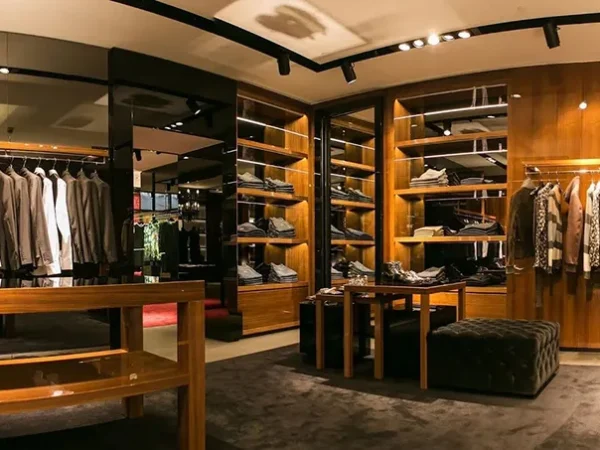 Mẫu thiết kế shop quần áo thời trang nam cao cấp của Anh Huy tại Quận 1