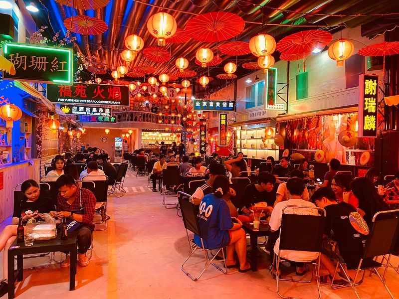 Phong cách thiết kế quán Hongkong