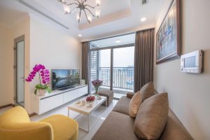 Phòng khách căn hộ 1 phòng ngủ