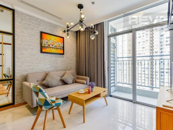 Phòng khách mẫu căn hộ 1 phòng ngủ - Trọng Design