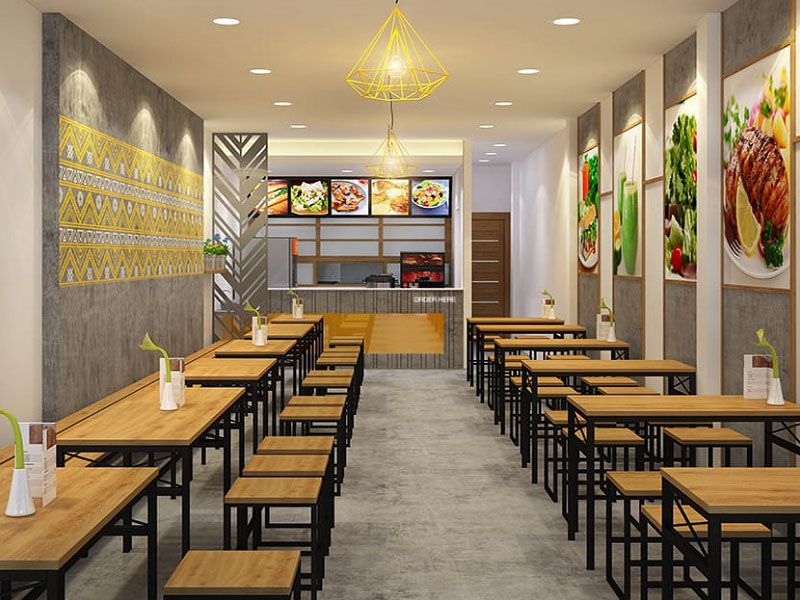 Thiết kế nhà hàng kiểu style bình dân