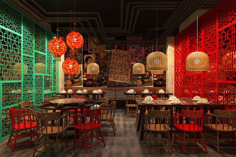 Thiết kế nhà hàng mang style Trung Hoa