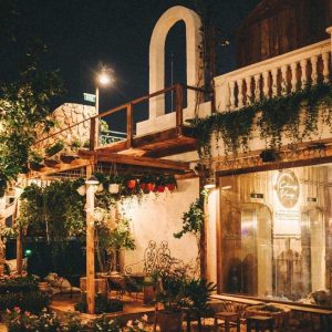 Thiết kế quán Rooftop đẹp, hoài cổ