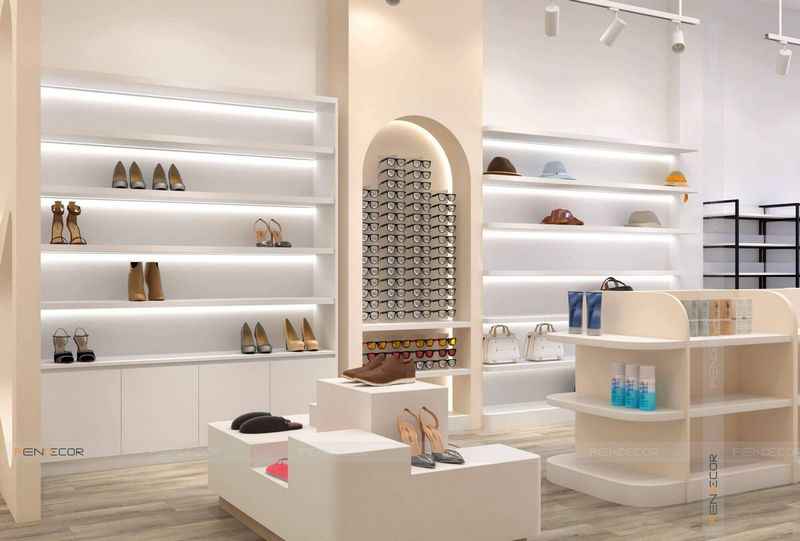 Thiết kế shop giày dép eco-friendly
