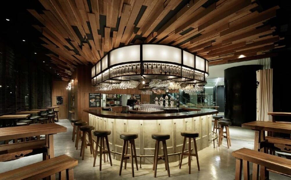 Thiết kế nhà hàng kết hợp Bar/Lounge