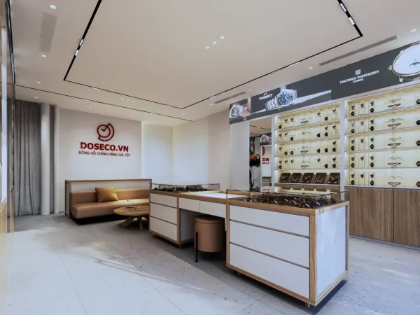 Mẫu thiết kế shop đồng hồ cao cấp của Anh Huy tại Quận 1