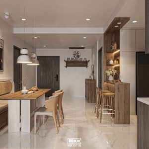 10 Thiết kế thi công căn hộ chung cư Diamond Century Celadon City | Trọng Design