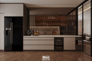 11 Thiết kế thi công phòng bếp căn hộ ALNATA Celadon City đẳng cấp hiện đại | Trọng Design