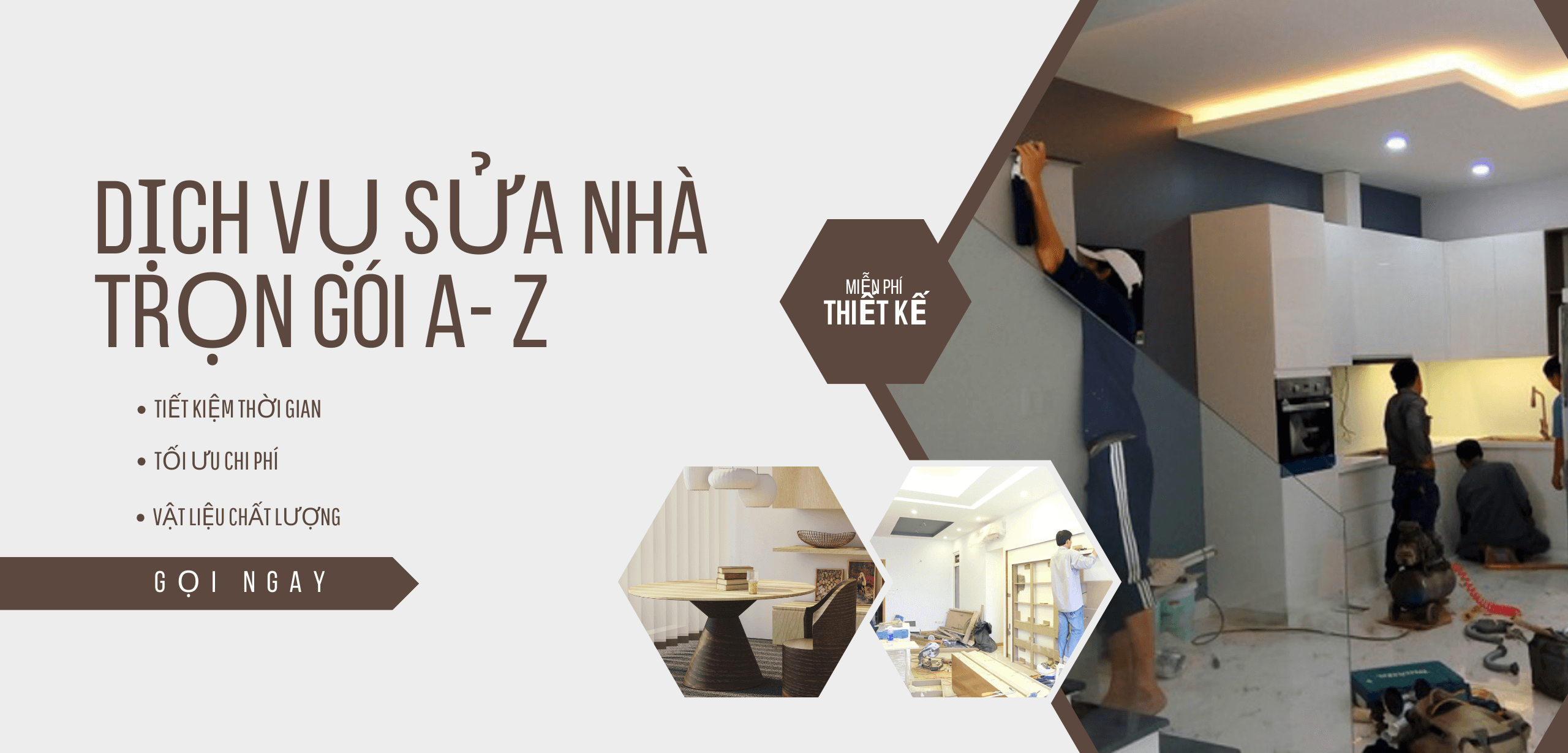 Dịch vụ sửa chửa nhà trọn gói uy tín số 1 TPHCM