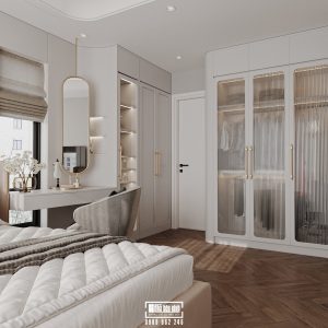 27 Thiết kế thi công phòng ngủ master ALNATA Celadon City đẳng cấp hiện đại | Trọng Design