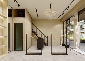 5 Thi công thiết kế shop thời trang nữ sang trọng cuốn hút quận 1 - Trọng Design