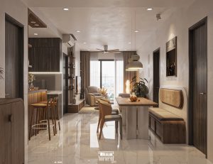 5 Thiết kế thi công căn hộ chung cư Diamond Century Celadon City phong cách sang trọng hiện đại | Trọng Design