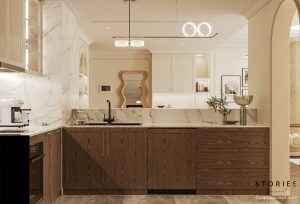 7 Bản vẽ Thiết kế thi công căn hộ The River Thủ Thiêm phong cách Parisian Chic | Trọng Design
