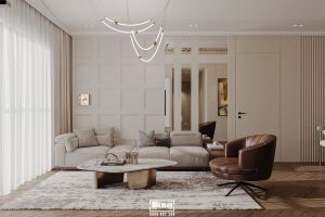 8 Thiết kế thi công phòng khách căn hộ ALNATA Celadon City đẳng cấp hiện đại | Trọng Design